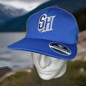 Seton Hall Pirates Hat Blue Fitted OSFM Adult Flex fit NCAA Top Of The World